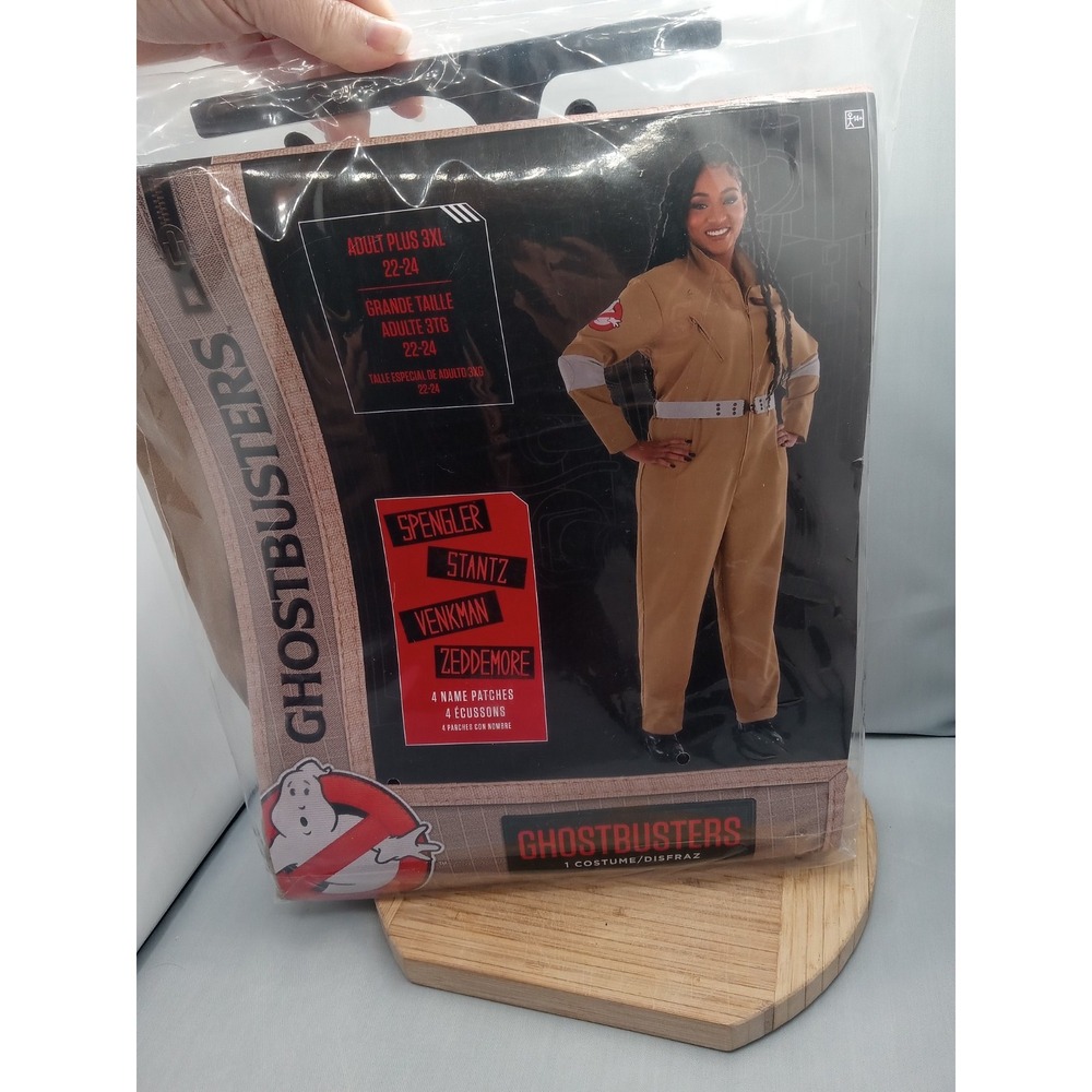 Ghostbusters Adult Female 3XL Plus Jumpsuit Fancy Dress Up Halloween‎ Costume
